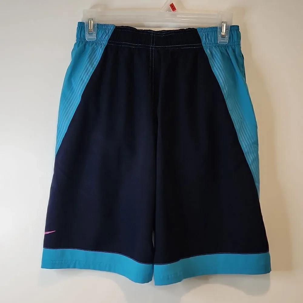 Nike Swim Trunks Bathing Suit With Lining Men's Sz Small Baby Blue EUC NICE!